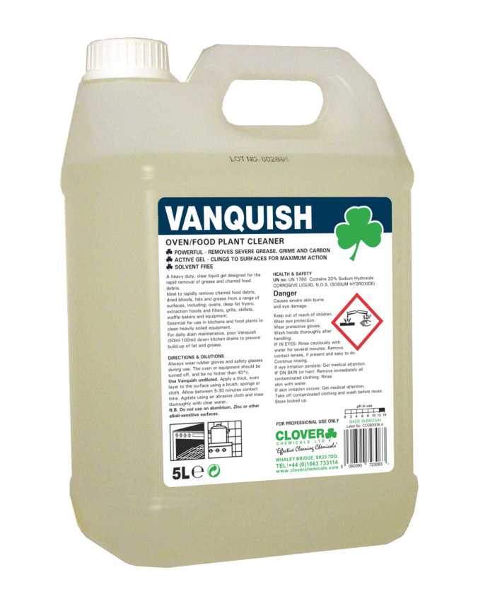 Vanquish - Heavy Duty Oven / Food Plant Cleaner 5L